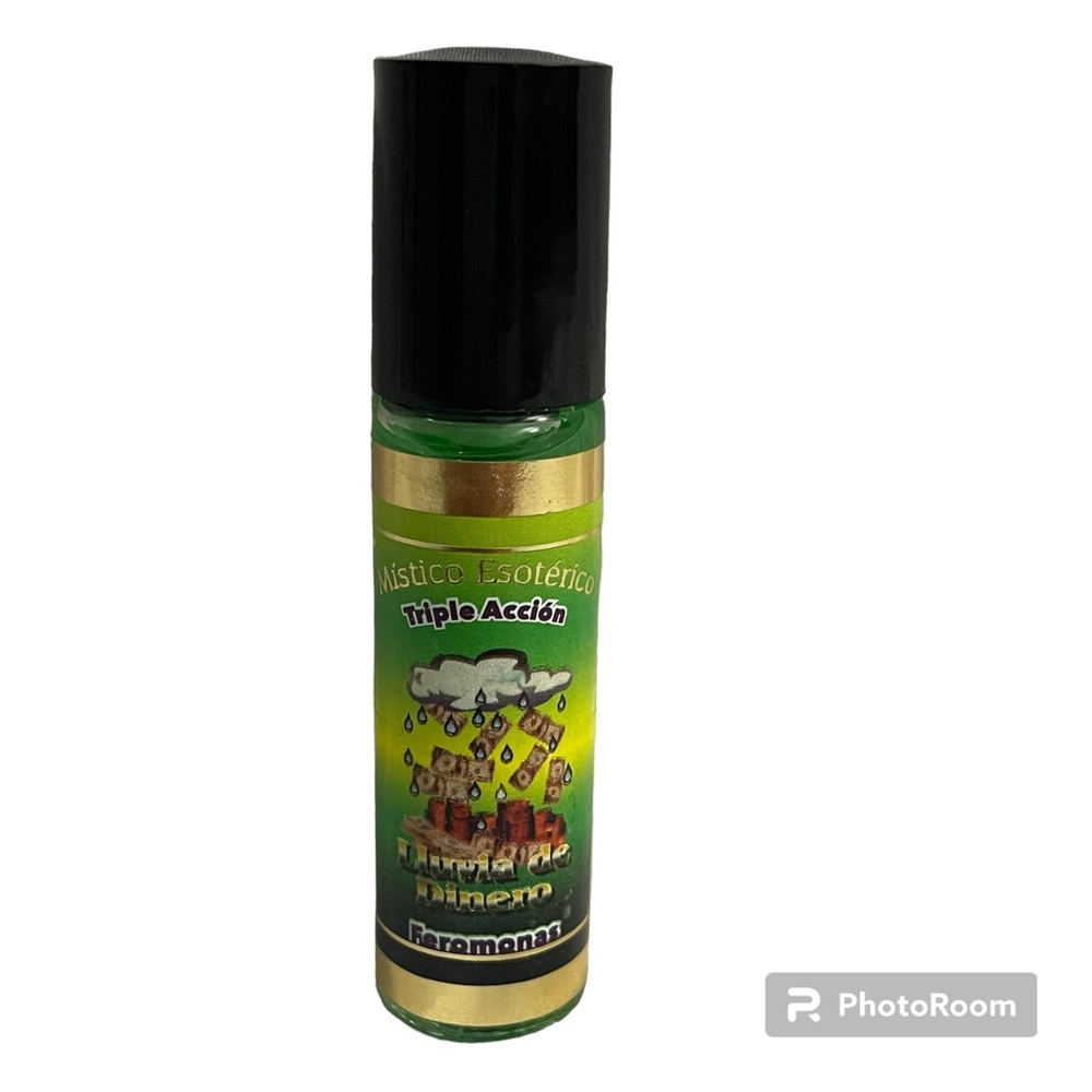Money rain pheromones body oil/ feromonas en aceite lluvia de dinero